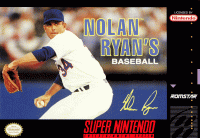 Nolan Ryan's Baseball Super Nintendo  box art